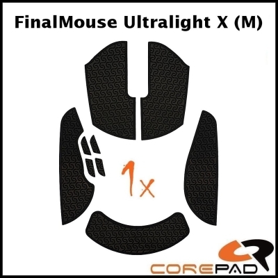 Corepad Soft Grips #846 noir FinalMouse Ultralight X Medium Lion (M)